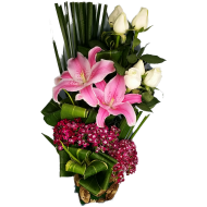 Grand Congratulations Bloom Elegant Basket