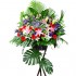 Majestic Grandeur Vibrant Greenery Celebration Arrangement