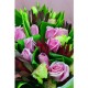 One Dozen Special Pink Roses Bouquet