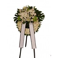 Harmony Tribute White Flowers Arrangement